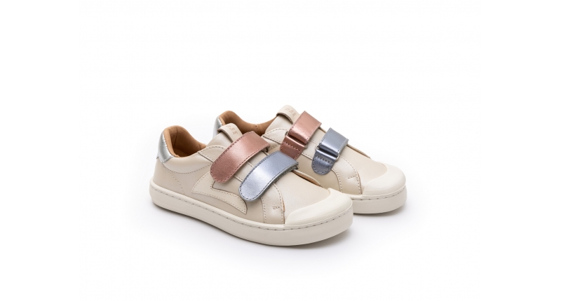 HOPPER Antique White / Metal Blue / Rose Gold
